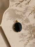 Colgante oro 18k y ónix negro