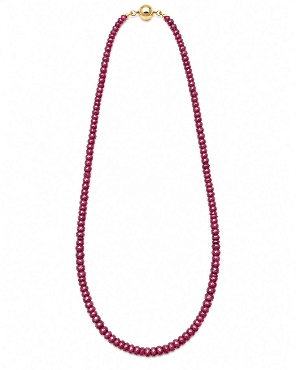 Collar de rubíes