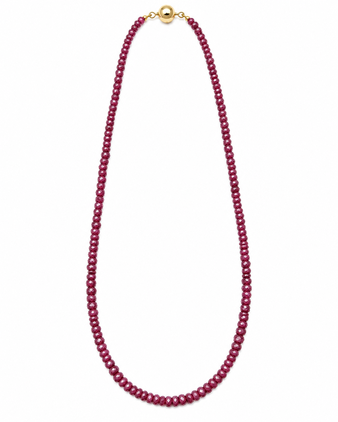 Collar de rubíes