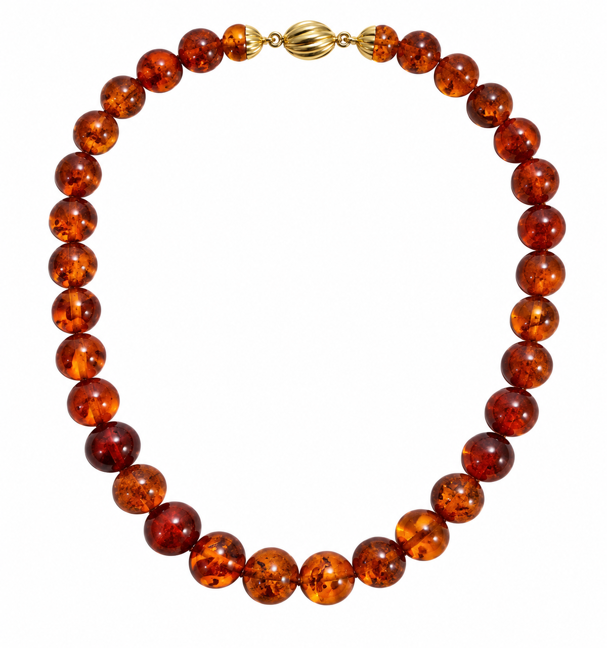 Collar ámbar oro 18k