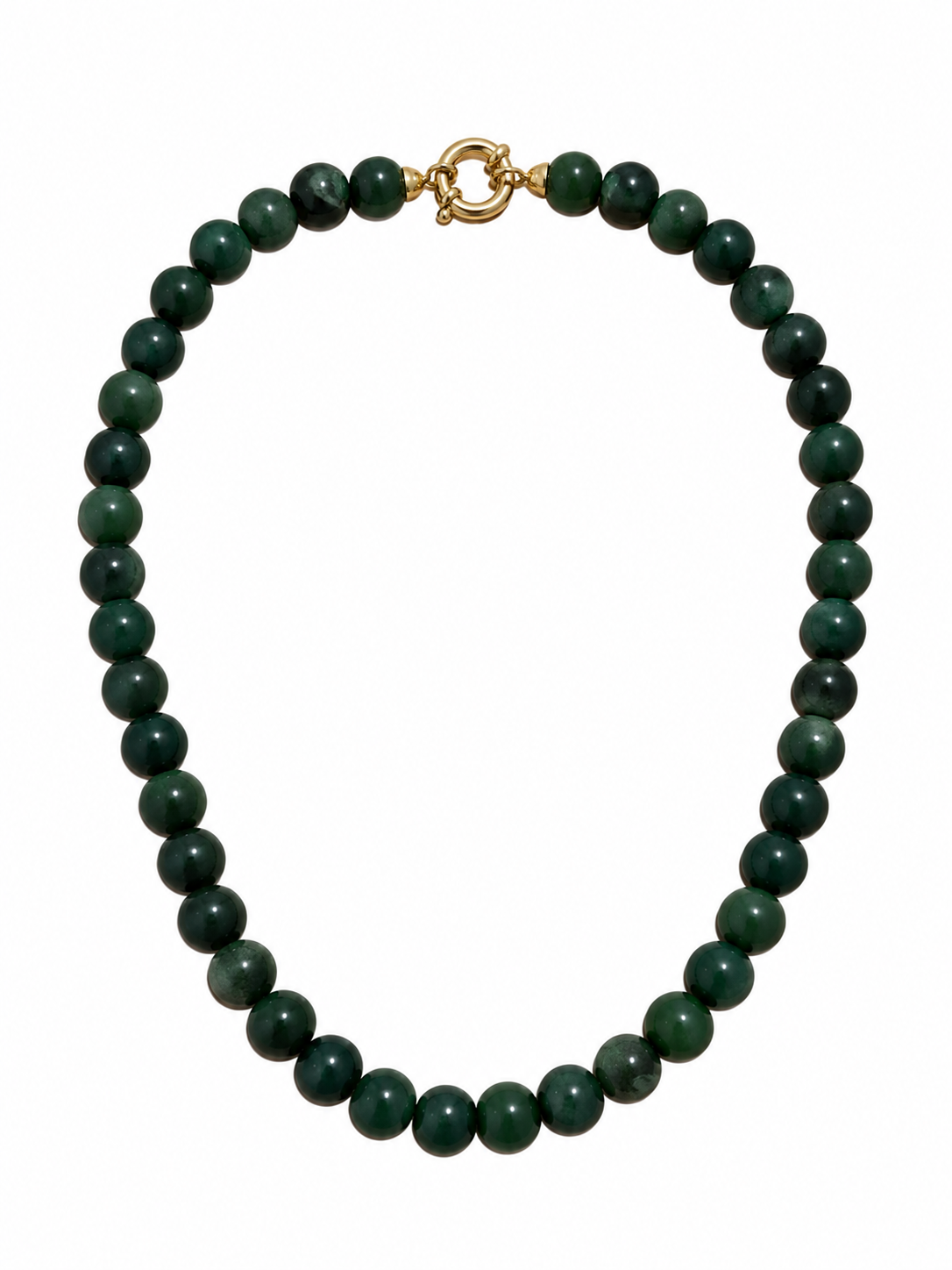 Collar jade nefrita oro 18k