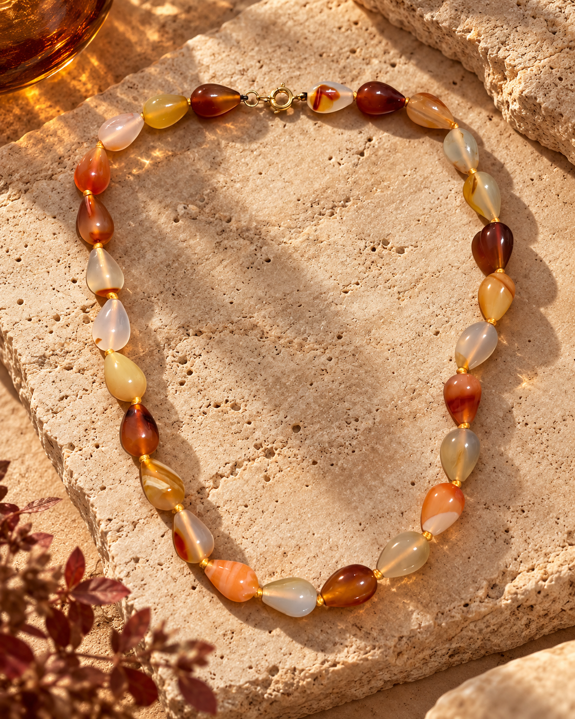 Collar ambar multicolor